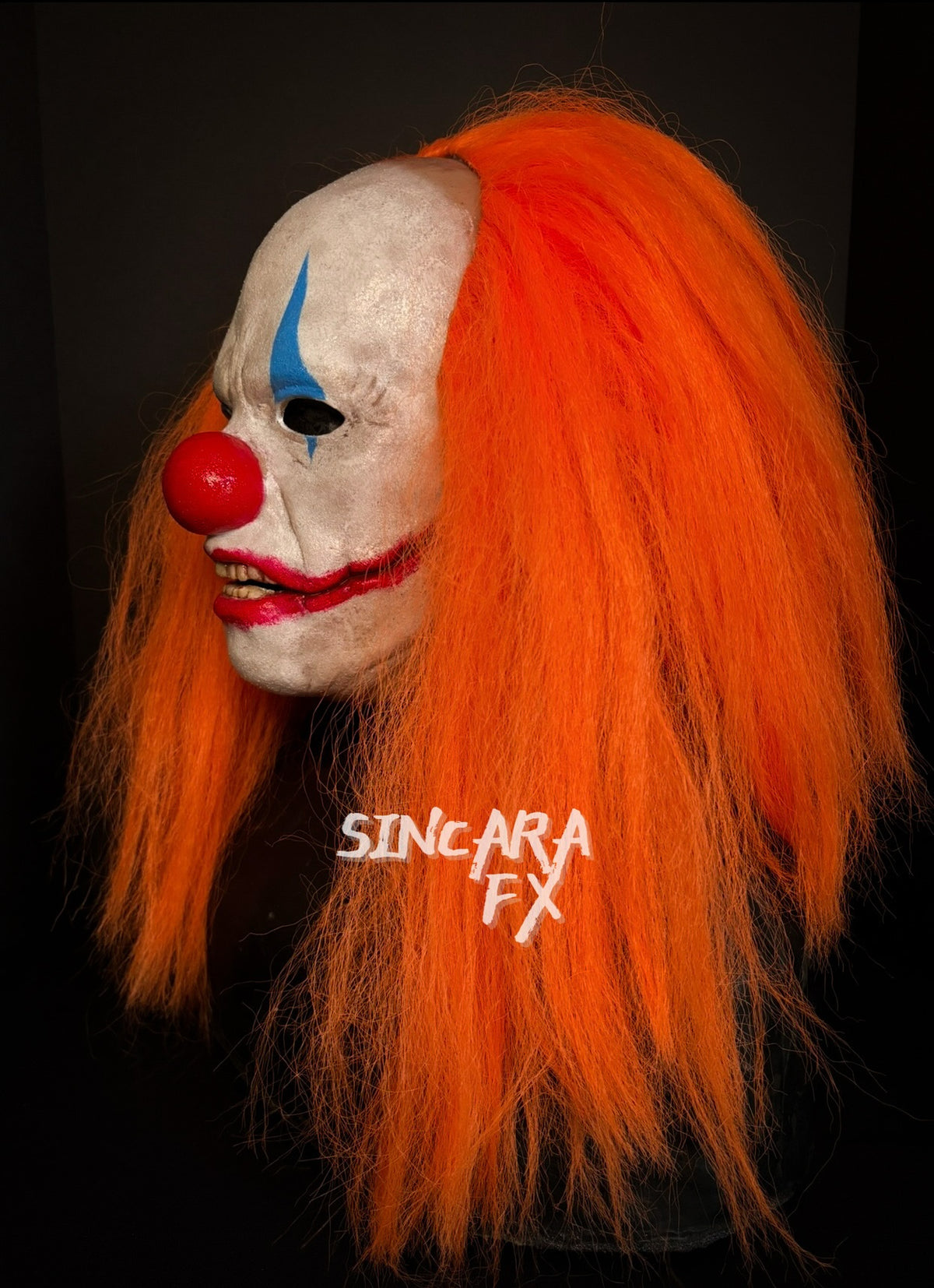 Clown Silicone Mask- Orange