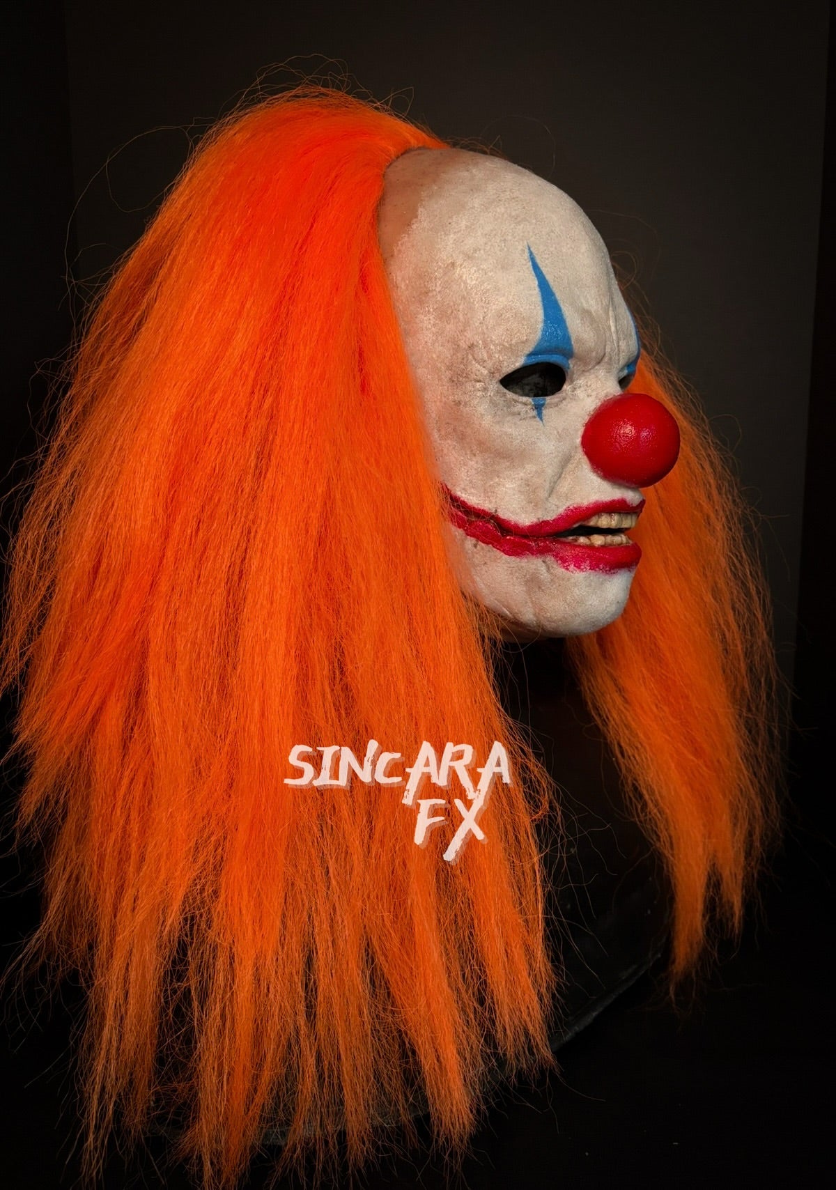 Clown Silicone Mask- Orange