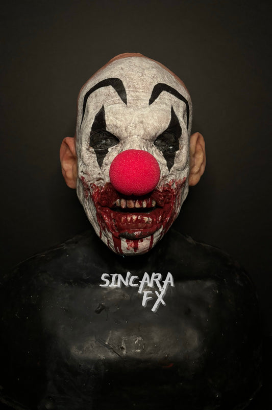 Living Dead Zombie Silicone Mask- Clown