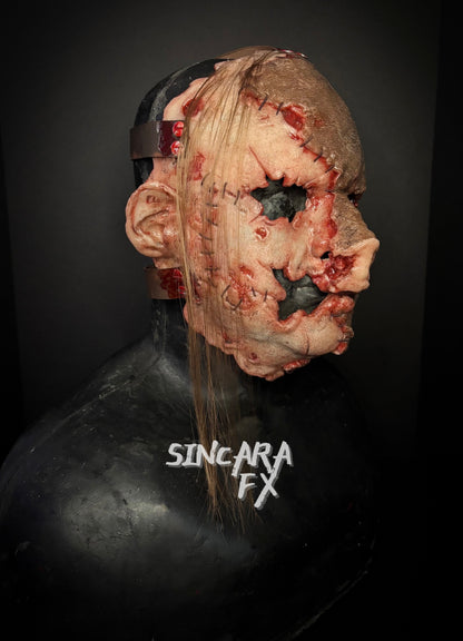 Wiggum Silicone Mask- With Stringy Hair