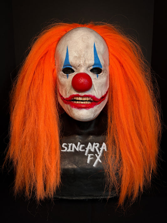 Clown Silicone Mask- Orange