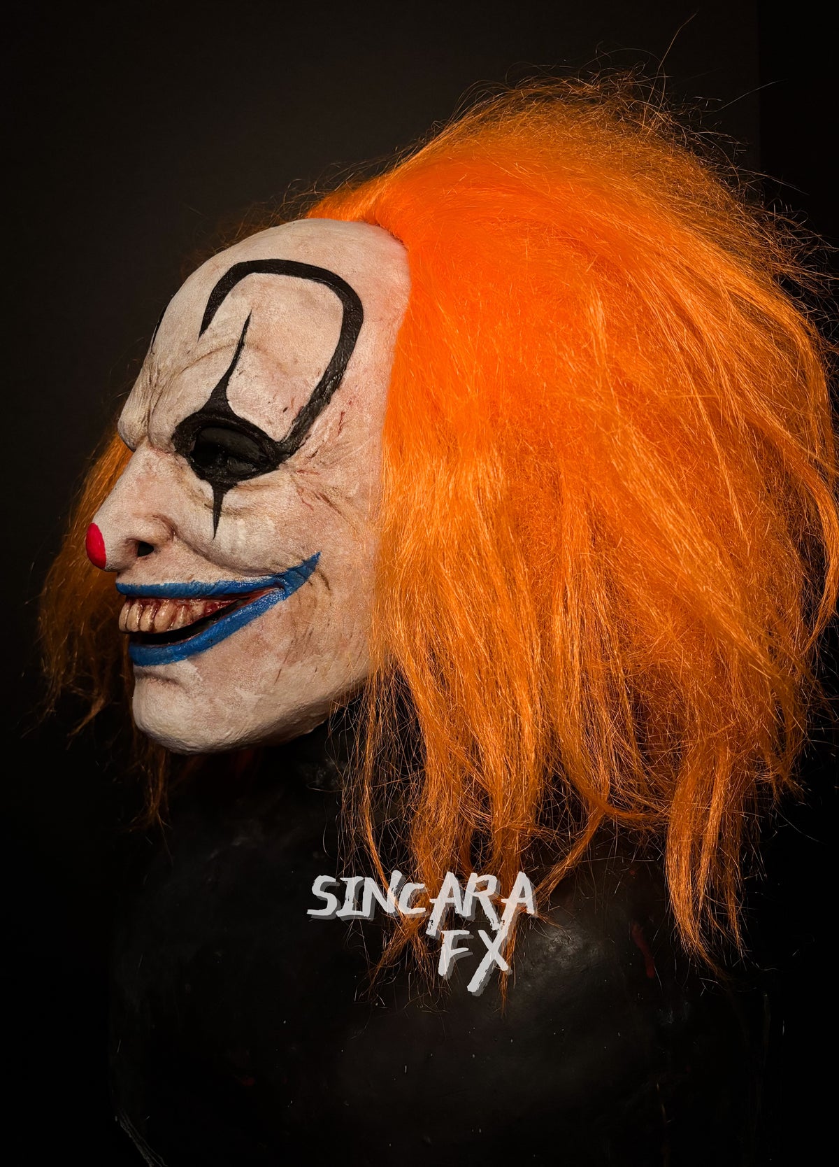 Creep Silicone Mask- Orange Clown