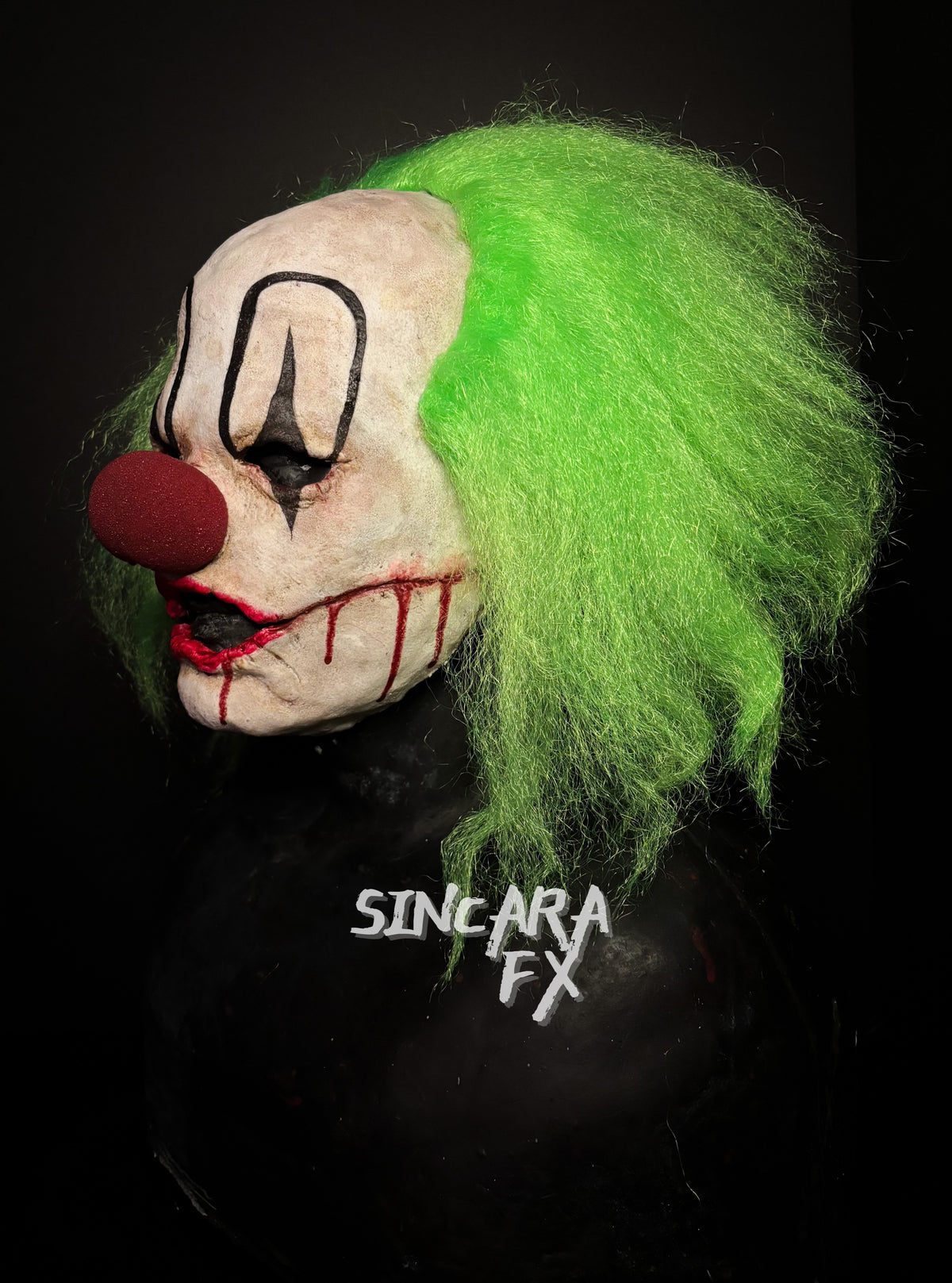 Verdugo Silicone Mask- Green Clown