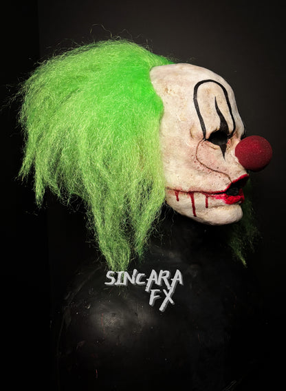 Verdugo Silicone Mask- Green Clown