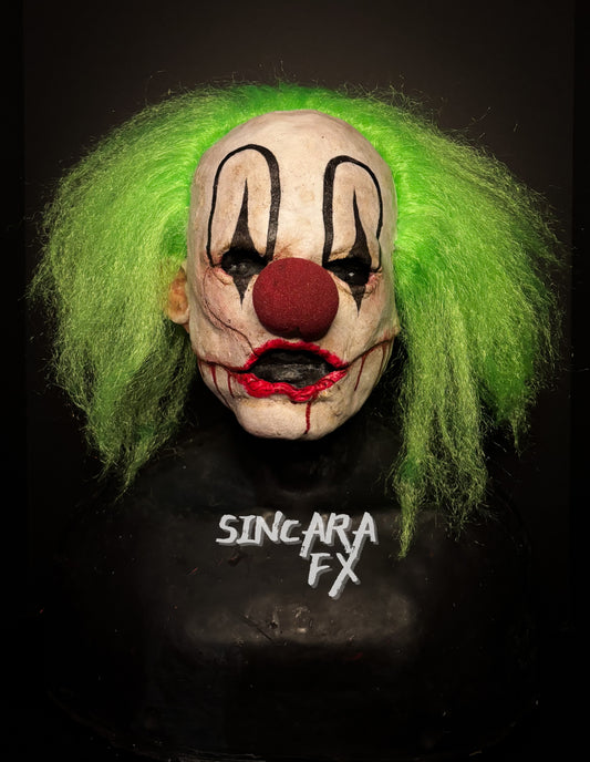 Verdugo Silicone Mask- Green Clown