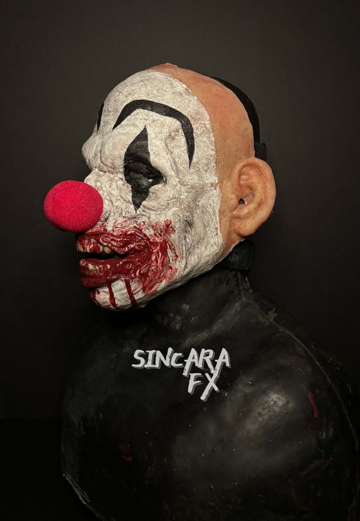 Living Dead Zombie Silicone Mask- Clown