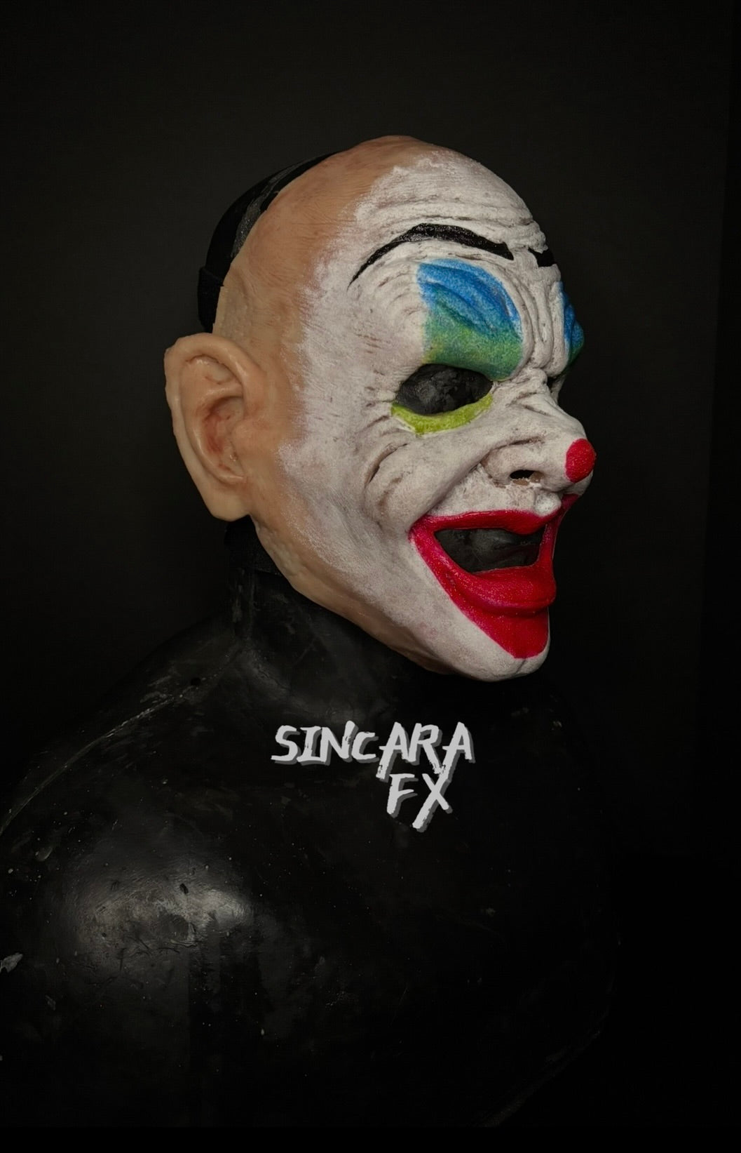 Motley Silicone Mask- Colorful Clown