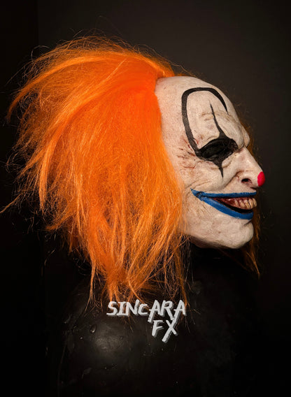 Creep Silicone Mask- Orange Clown
