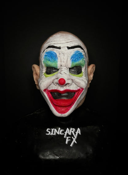 Motley Silicone Mask- Colorful Clown