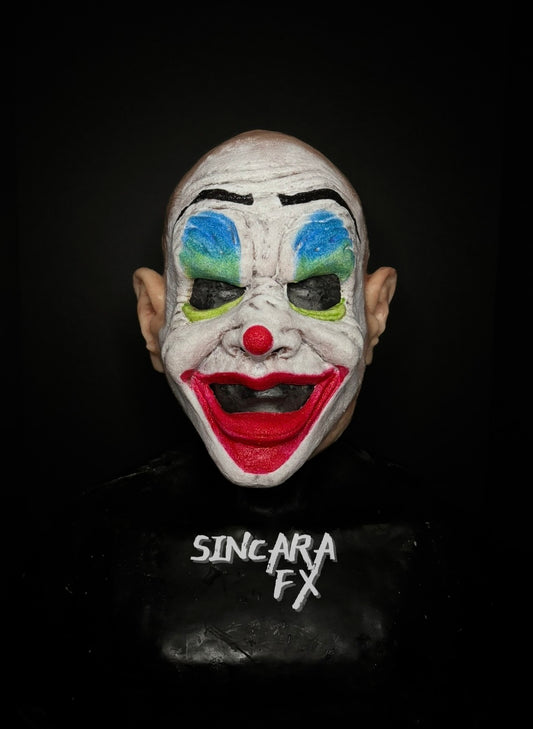 Motley Silicone Mask- Colorful Clown