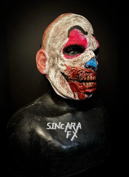 Living Dead Zombie Silicone Mask- Clown